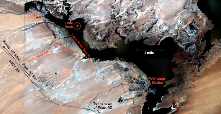 Расположение кемпинга на карте
